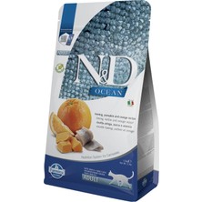 Nzm Store Ocean Kuru Kedi Maması, Ringa Balığı, Balkabağı ve Portakallı, Yetişkin, 1.5 kg