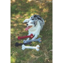 Nzm Store Coto Grey Bone 30CM Örgü Kemik Oyuncak