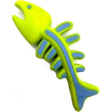Nzm Store 12CM Balık Modelli Köpek Diş Kaşıma Oyuncağı Yeşil