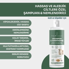 Nzm Store Tendercare Şampuan ve Nemlendirici, Yavru ve Hassas Cilde Sahip Kedi ve Köpekler Için, Hipoalerjenik, Bitkisel Ekstrakt, 250 ml