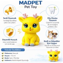 Nzm Store Sesli Kedi ve Köpek Oyuncağı – Squeaky Sesli Çiğneme Oyuncağı – Dayanıklı Kauçuk Evcil Hayvan Oyuncağı – Kediler ve Küçük Orta Boy Köpekler Için Isırma, Oyun ve Diş Temizleme Oyuncağı – Pembe