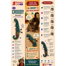 Nzm Store Croody Kedi Oyuncağı, Timsah Figürlü, Çok Renkli