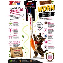 Nzm Store Olta Worm (Hışırtılı,çıngıraklı,matatabi Li,muhteşem Kumaşlı Kedi Oltası)