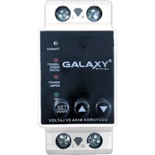 GALAXY Energy D220 Monofaze Voltaj ve Akım Koruma Kontrol Cihazı 63A 220V Ayarlanabilir Gerilim Koruma Rölesi