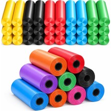 Nzm Store Kyrotech 8'li Evcil Hayvan Atık Toplama Torbası, Kediler ve Köpekler Için Taşınabilir Kaka Poşeti, Sızdırmaz, Dayanıklı Dışkı Poşetleri
