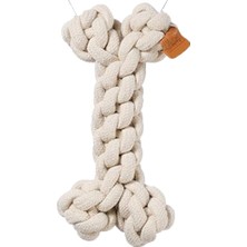 Nzm Store Coto Whıte Bone 19CM Örgü Kemik Oyuncak