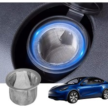 Nzm Store Tesla Model Y/model 3 Için Silecek Suyu Doldurma Filtresi, Gümüş