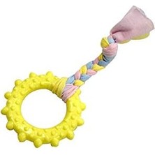 Nzm Store Eurodog Puppy Sarı Çark Diş Kaşıma Oyuncağı 17CM