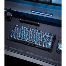 Nzm Store Mercury V75 Lite Manyetik Switch Gaming Klavye, Kablolu, Ingilizce Q, Onyx Crystal