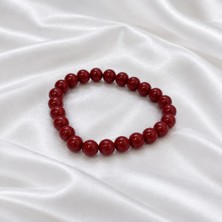 Zaa 8 mm Cinabar Bileklik