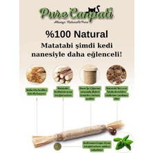 Nzm Store Kedi Naneli Matatabi Çubuğu– Kediler Için Doğal Oyun ve Mutluluk 3 Adet