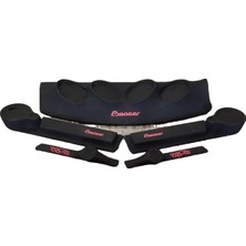 Tofaş Pandizot Set Siyah Renk (4 Oval Pandizot + 16CM Mid Ceplik + 10CM Ön Direk Için)