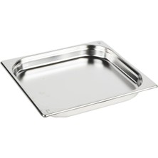 Paslanmaz Çelik Gastronom/gastronorm Küvet Gn 2/3-40 (35,4 x 32,5 x 4 Cm)