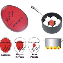 Pratik Yumurta Pişirme Kolaylığı Sağlayan Dublör Yumurta Zamanlayıcı Egg Timer 5 x 3 cm 1 Adet