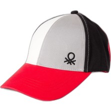 United Colors Of Benetton Genç Cappello C/visiera 6YE1RA00C Kış Aksesuar Seti, Çok Renkli, 8 Yaş