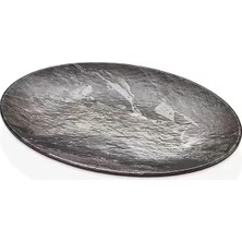 Külsan Gastro Boutique Jupiter Tilda Matt Oval Tabak 30X22,3 cm (27'li Paket)