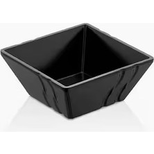 Külsan Gastro Boutique Luxor Kase 13,8X13,8 cm 570 ml - Siyah (56'li Paket)