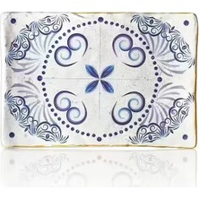 Külsan Gastro Boutique Terra Athena Dikdörtgen Tabak 34,1X23,6 cm (10'li Paket)
