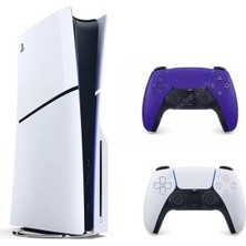 Sony Playstation 5 Slim Cdli Versiyon + 2.kol Dualsense Mor ( Ithalatçı Garantili )