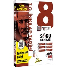 Yargı Yayınevi Yargı Ders Arkadaşım 8.sınıf Lgs T.c Inkılap Tarihi ve Atatürkçülük Yıl Boyu Soru Bankası