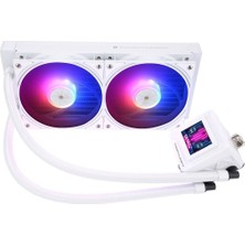 Thermalright Frozen Warframe 240 Se Argb White 240MM Intel-Amd Uyumlu Beyaz Işlemci Sıvı Soğutucu
