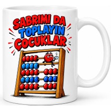 Dilara Trend House Dilaratrendhouse Matematik Sabrı Tasarımlı Porselen Kupa - Model 827 Dlra