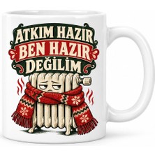 Ecotrend Kış Hazırlığı Tasarımlı Porselen Kupa - Model 833 ECO123