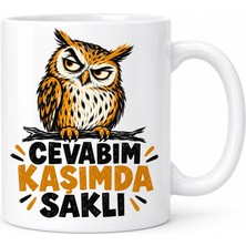 Nida Sessiz Tepki Tasarımlı Porselen Kupa - Model 839 Nıda