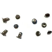 Ps Rivet Perçin - 6mm, Nikel, 1000 Adet