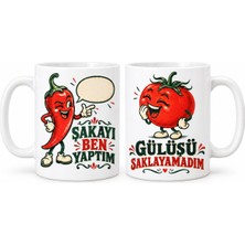 Bezos Saklı Neşe 2'li Porselen Kupa Seti - Model 854 HB006