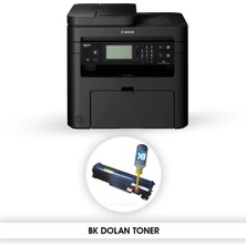Canon I-Sensys MF237W Wi-Fi A4 Mono Lazer Yazıcı + Tarayıcı + Fotokopi + Faks Dolan Tonerli Laser Yazıcı