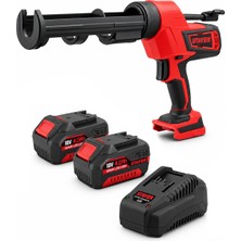 CATPOWER Stayer CGL20-NET 18V Li-Ion Akülü Silikon Tabancası – 2 Adet 4.0 Ah Akü ve 2 Ah Şarj Cihazı Dahil