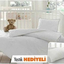 Özdilek Ranforce Bebek YORGANI,%100 Pamuk, 95 x 145 Cm, Beyaz