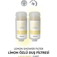 Bibimcos Lemon Shower Filter - Limon Özlü Duş Filtresi 2'li (4 Aylık Paket)
