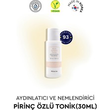 Bibimcos Rice Extract Toner 30ml - Aydınlatıcı & Nemlendirici Pirinç Toniği