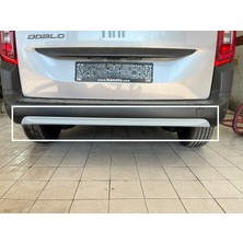 Tuning Vadisi Fiat Doblo Arka Tampon Difüzör Tampon Altı Ek Gri 2025 Sonrası Uyumlu