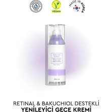 Bibimcos Bakuchiol Retinal Night Cream 30gr - Yenileyici & Kırışıklık Karşıtı Gece Kremi