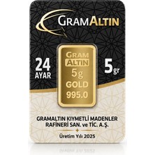 Altın Market Kuyumculuk 24 Ayar 5 Gram Külçe Altın