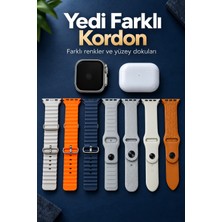 Elektronikçim Akıllı Saat Bluetooth Aramalı ve 7 Kordonlu Set