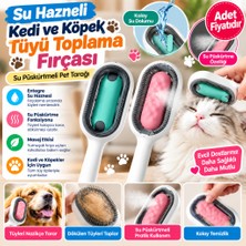 Str Store Su Hazneli Kedi ve Köpek Tüyü Toplamama Fırçası Su Hazneli Pet Tarağı - 1 Adet Stokta Olan Renk Gönderilir