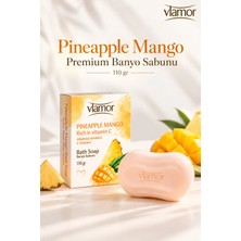 Vlamor Pineapple Mango Katı Sabun 110 gr,Tropikal Bakım Serisi