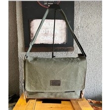 Old Cotton Cargo Laptop Çantası 7171 5 Boıse Computer Bag W32 H 40 D 10