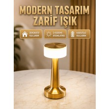 Yiğit Ticaret Touch Gece Lambası – Dokunmatik Kontrol, Kablosuz Kullanım, Metal Gövde Yeni Nesil (Kopya) - Lisinya