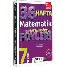 Yargı Yayınevi Yargı Ders Arkadaşım 7.sınıf Matematik 36 Haftalık Ödev Föyleri
