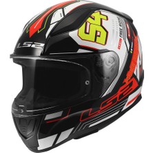 Ls2 Rapıd 2 Rush Beyaz-Sarı-Siyah Kask