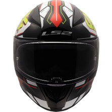 Ls2 Rapıd 2 Rush Beyaz-Sarı-Siyah Kask
