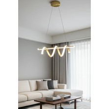 Modavize Emily Modern Tasarım Salon Hol Çocuk Odası - Salon - Mutfak Renk Beyaz Ledli Tekli LED Avize