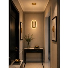 Modavize Merlin Modern Tasarım Gold 3 Renk (Sarı Günışığı ve Beyaz) - Ledli Banyo - Mutfak - Salon Ledli Sarkıt