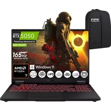 Asus Tuf Gaming A16 FA608UH-RV099W Ryzen 7 260 RTX5050 16GB Ram 512GB SSD 16" Fhd+ IPS 165Hz W11 Taşınabilir Bilgisayar