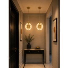 Modavize Geyik Modern Tasarım 2 Adet Krom 3 Renk (Sarı Günışığı ve Beyaz) - Ledli Banyo - Mutfak - Salon Ledli Sarkıt